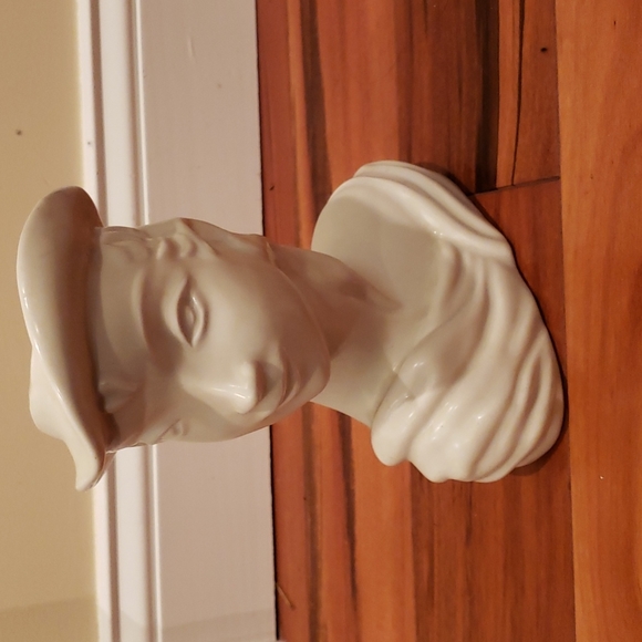 Vintage Italian lady head vase